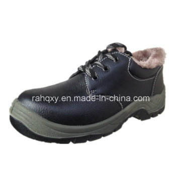 Piel artificial de corte bajo forro de zapatos de seguridad (HQ05070)